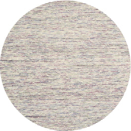 Round Contemporary Gold Solid Rug, con1852