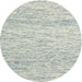 Round Contemporary White Gold Modern Rug, con1860