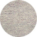 Round Contemporary Pink Modern Rug, con1861