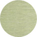 Round Machine Washable Contemporary Gold Rug, wshcon1867