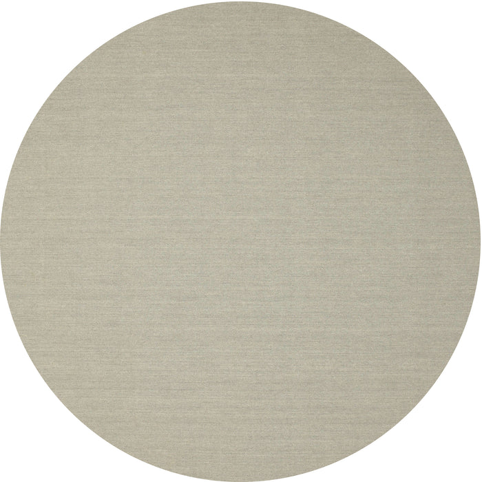 Round Contemporary Tan Brown Solid Rug, con186