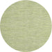 Round Contemporary Harvest Gold Modern Rug, con1872