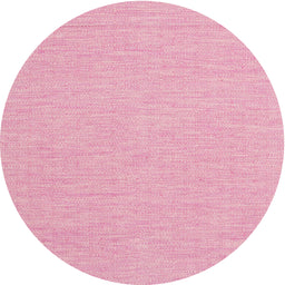 Round Contemporary Dark Hot Pink Modern Rug, con1877