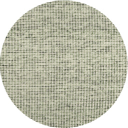 Round Contemporary Khaki Green Modern Rug, con1879