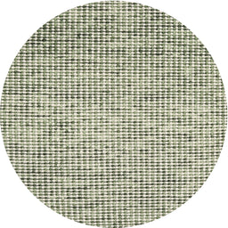 Round Machine Washable Contemporary Dark Moccasin Green Rug, wshcon1880