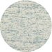 Round Contemporary Dark Gray Modern Rug, con1881