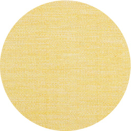 Round Machine Washable Contemporary Mustard Yellow Rug, wshcon1885