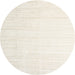 Round Contemporary Gold Solid Rug, con1920