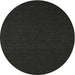 Round Contemporary Mid Gray Modern Rug, con192