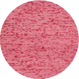 Round Contemporary Crimson Red Modern Rug, con1931