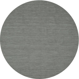 Round Machine Washable Contemporary Sage Green Rug, wshcon194