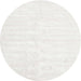 Round Machine Washable Contemporary Beige Rug, wshcon1956