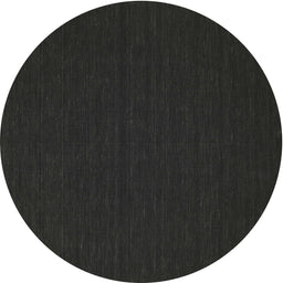 Round Contemporary Charcoal Black Modern Rug, con195
