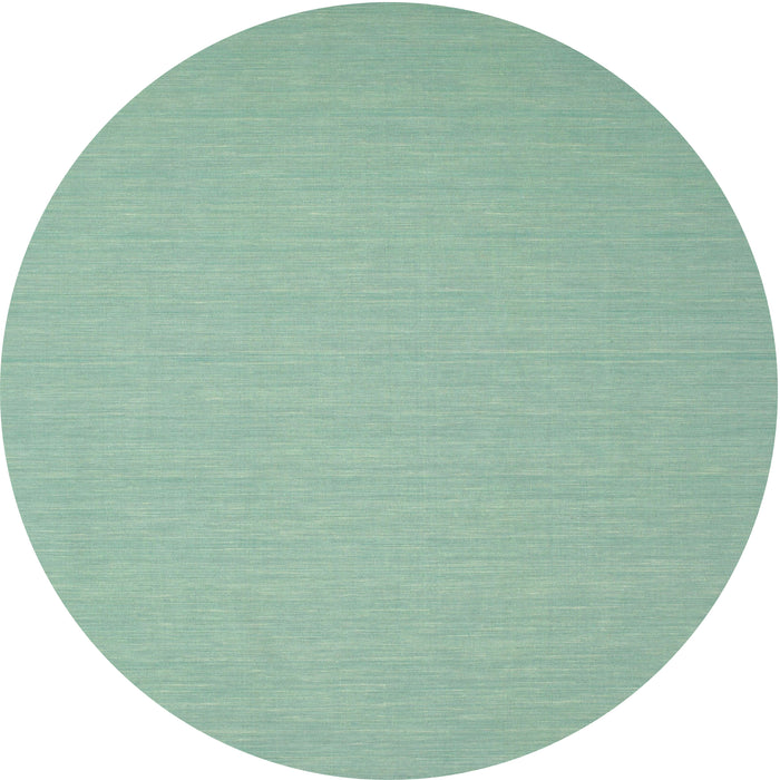 Round Contemporary Blue Green Modern Rug, con197