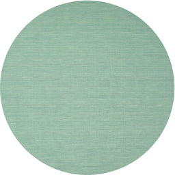Round Machine Washable Contemporary Blue Green Rug, wshcon197