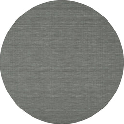 Round Contemporary Platinum Gray Modern Rug, con200