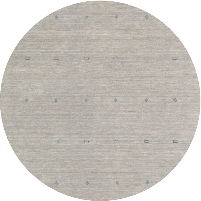 Round Contemporary Sage Green Modern Rug, con2036