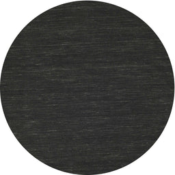 Round Contemporary Charcoal Black Modern Rug, con203
