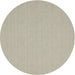 Round Contemporary Tan Brown Solid Rug, con204