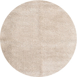 Round Machine Washable Contemporary Tan Brown Rug, wshcon2055