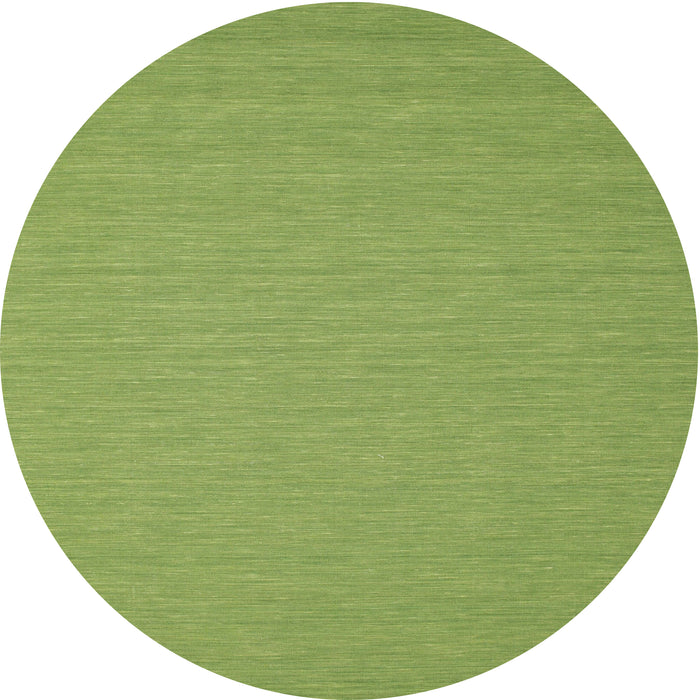 Round Contemporary Green Modern Rug, con208