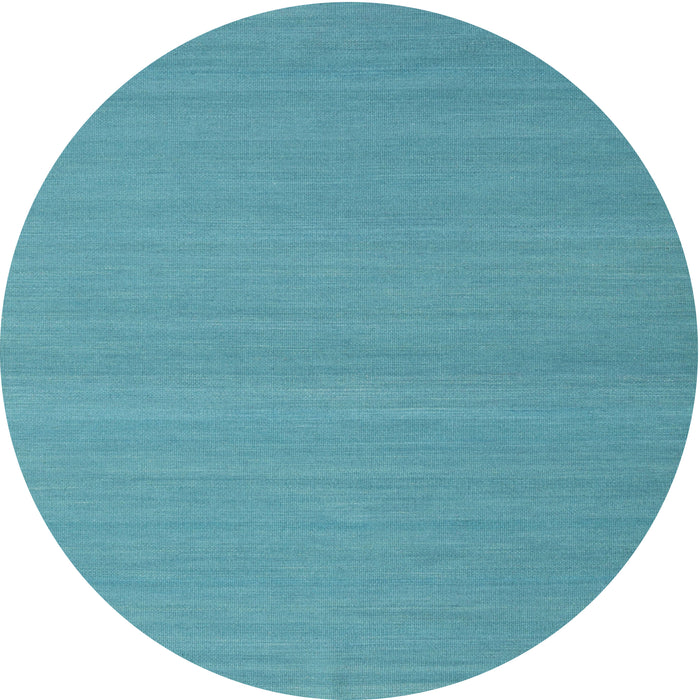 Round Contemporary Light Sea Green Modern Rug, con2103
