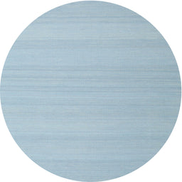 Round Contemporary Jeans Blue Modern Rug, con2111