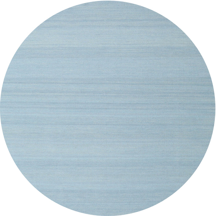 Round Contemporary Jeans Blue Modern Rug, con2111