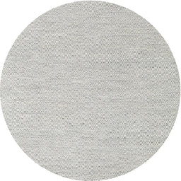 Round Contemporary Gunmetal Gray Modern Rug, con2120
