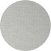 Round Machine Washable Contemporary Dark White Beige Rug, wshcon2132