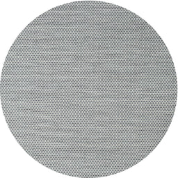 Round Machine Washable Contemporary Silver Gray Rug, wshcon2134