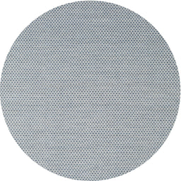 Round Contemporary Light Slate Gray Modern Rug, con2136