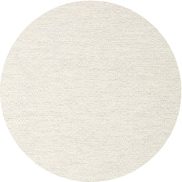Round Contemporary Blonde Beige Solid Rug, con2137