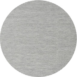 Round Machine Washable Contemporary Grey Gray Rug, wshcon2138