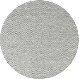 Round Contemporary Platinum Gray Modern Rug, con2140