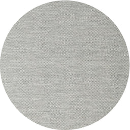 Round Machine Washable Contemporary Platinum Gray Rug, wshcon2147