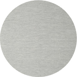 Round Contemporary Dark White Beige Modern Rug, con2154