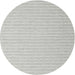 Round Machine Washable Contemporary Dark Gray Rug, wshcon2158