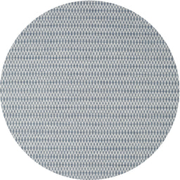 Round Contemporary Light Slate Gray Modern Rug, con2159