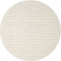 Round Contemporary Desert Sand Beige Solid Rug, con2162