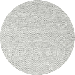 Round Contemporary Dark Gray Modern Rug, con2163