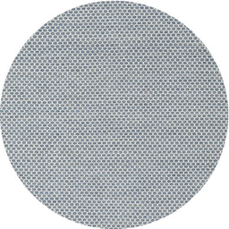 Round Machine Washable Contemporary Light Gray Rug, wshcon2168