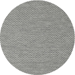 Round Machine Washable Contemporary Gray Rug, wshcon2171