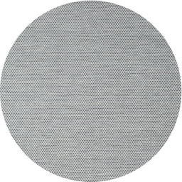 Round Machine Washable Contemporary Grey Gray Rug, wshcon2173