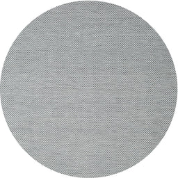 Round Machine Washable Contemporary Grey Gray Rug, wshcon2175