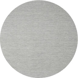 Round Contemporary Dark White Beige Modern Rug, con2176