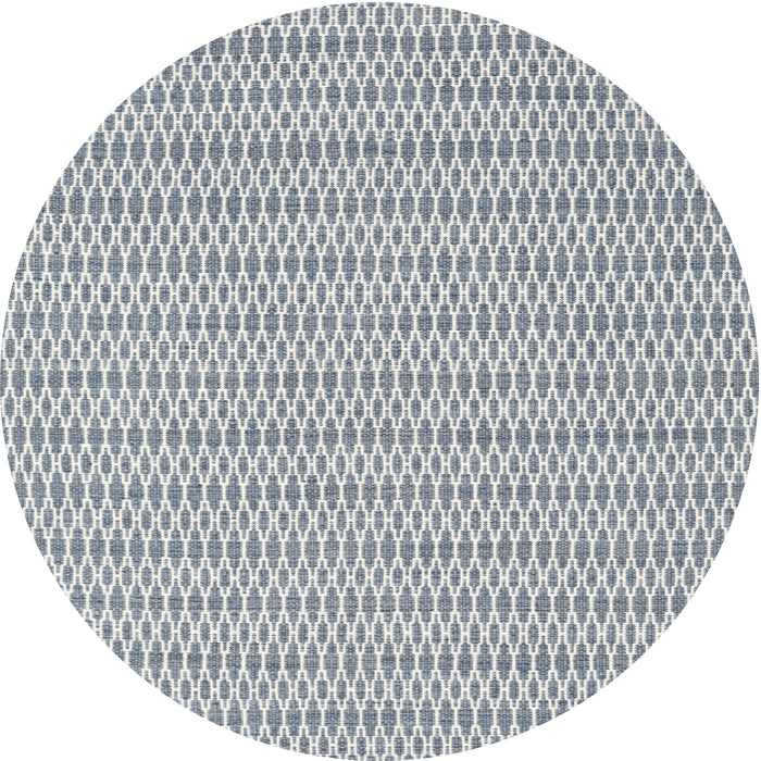 Round Machine Washable Contemporary Light Slate Gray Rug, wshcon2182