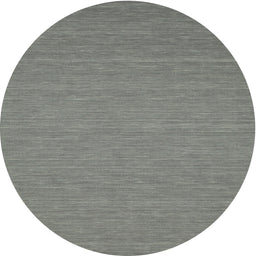 Round Machine Washable Contemporary Gray Rug, wshcon218