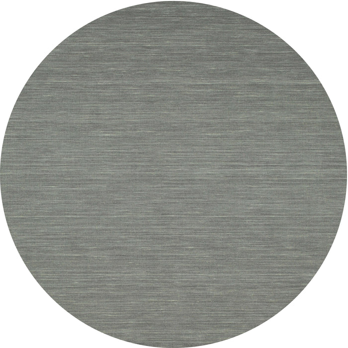 Round Machine Washable Contemporary Gray Rug, wshcon218