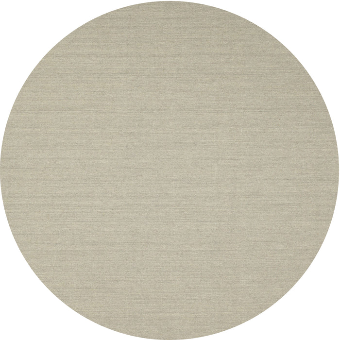 Round Contemporary Tan Brown Solid Rug, con220